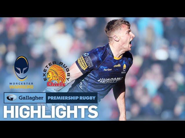 Worcester v Exeter Chiefs - HIGHLIGHTS | Thrilling Contest at Sixways! | Premiership 2021/22