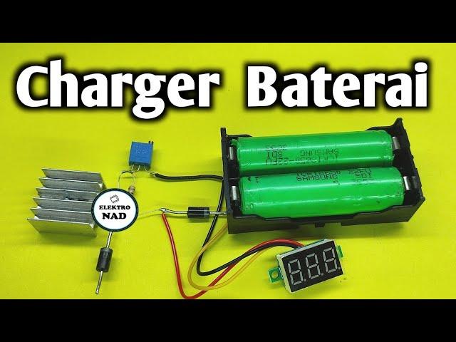 Rangkaian Charger Baterai Lithium-ion 18650 2S