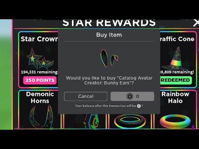 Getting Catalog Avatar Creator Bunny Ears