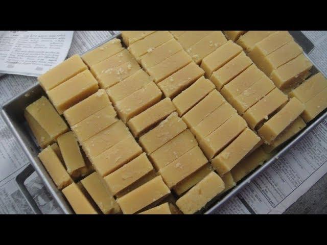 வாயில் கரையும் மைசூர்பா | நிறைய நெய் தேவையில்லை | Mysorepa Recipe Tricks | Salem Special | Gowri