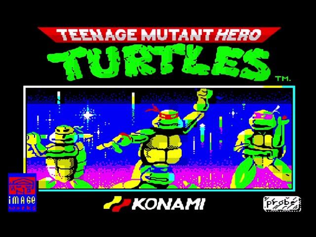 669 Teenage Mutant Hero Turtles TMNT ZX Spectrum , HD 60fps