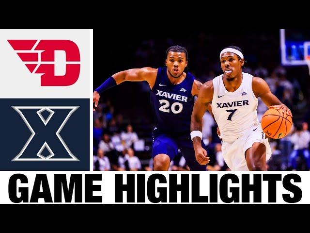 Xavier vs Dayton Highlights | NCAA Men's Basketball | 2024 College Basketball