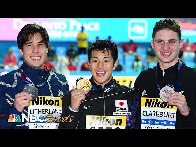 Jay Litherland sets a personal best time in men's 400m IM | NBC Sports