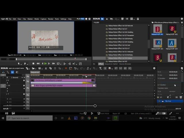 Edius Frame Gray Background Remove Tutorial