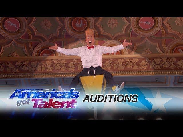 Bello Nock: Circus Performer Thrills From Towering Heights - America's Got Talent 2017