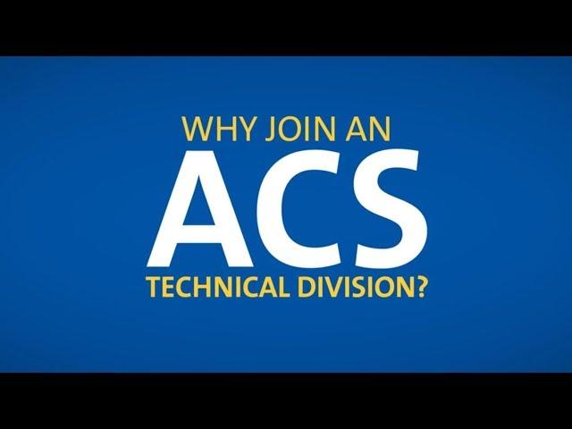 Join an ACS Technical Division