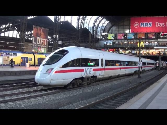 Hamburg Central Station & Trains