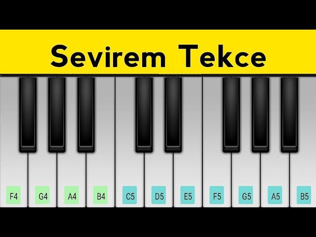 Sevirem Tekce Piano Tutorial | Maqa Javadoff