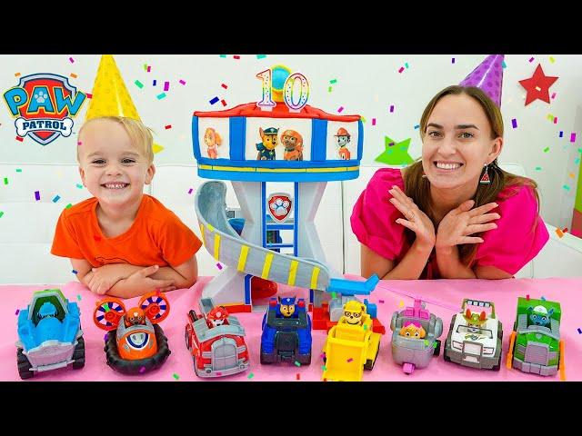 Chris and Mom PAW Patrol's 10 Years Anniversary