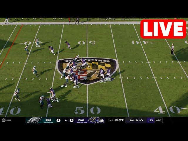 NFL LIVE Philadelphia Eagles vs Baltimore Ravens | Week 13 NFL Full Game - 1st December 2024 NFL 25