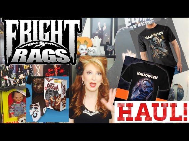 Fright Rags Haul! Horror Shirts Halloween Michael Myers Count Chocula HorrorGal Hauls