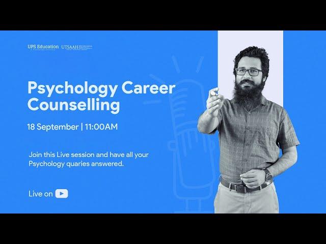  LIVE | Everything about Career in Psychology | UPS Education