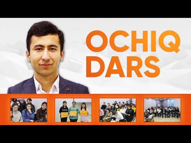 41-dars | She'riy san'atlarni oson va tez o'rganish | Ochiq dars | Muhammad Haydarov