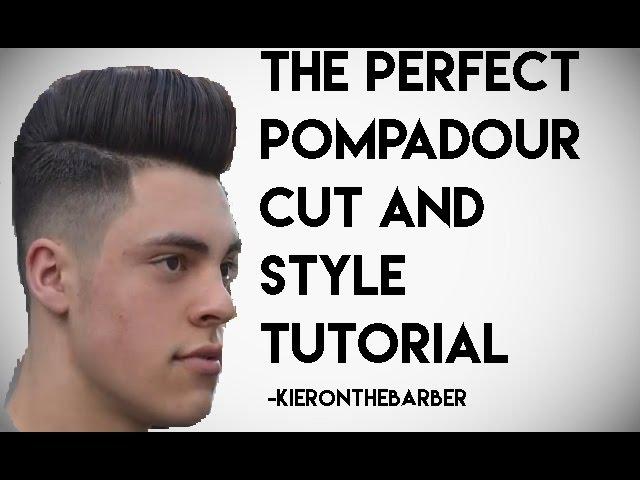 PERFECT SIDE PART POMPADOUR || KIERON THE BARBER