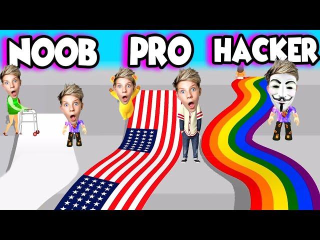 Can We Go NOOB to PRO to HACKER in FLAG PAINTERS!! Prezley