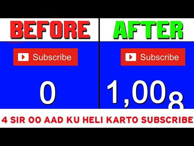 4 Sir|  Sida loo helo Subscribe Iyo Views /@osmaanxidig