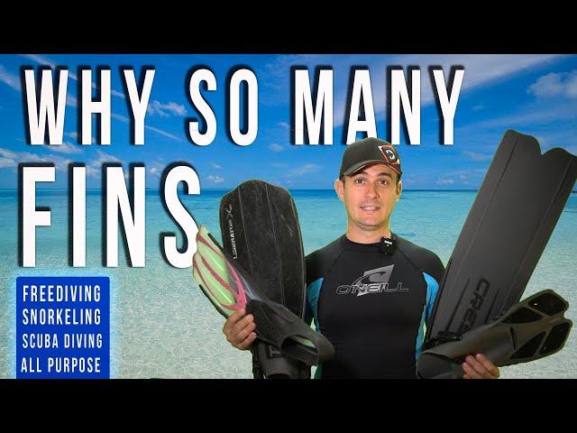 4 Types of Swim Fins Explained - Snorkeling vs Scuba Diving vs Freediving