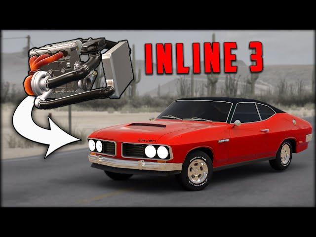 This Is A 3 Cylinder Muscle Car. ~ Automation - BeamNG