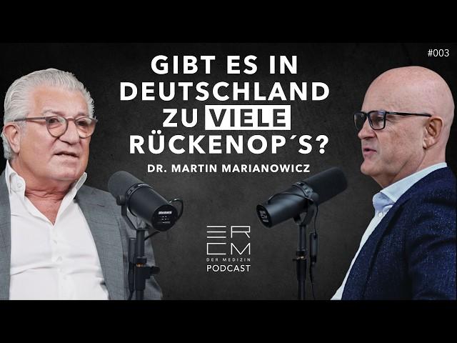 Dr. med. Martin Marianowicz: Therapeutische Möglichkeiten bei Rückenschmerzen