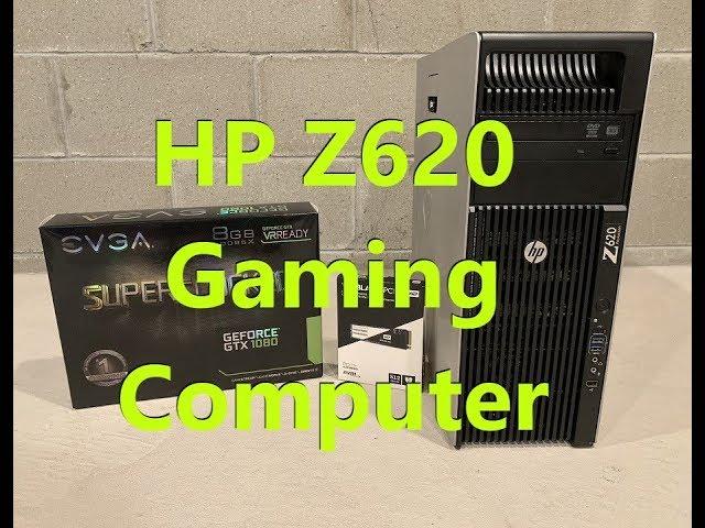 HP Z620 Gaming Computer and Overview (NVME.2 and GTX 1080 install)