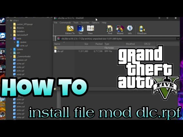 How to Install Car Mod dlc.rpf in Gta 5 | GTA 5 TiP by Fake TiP 2020