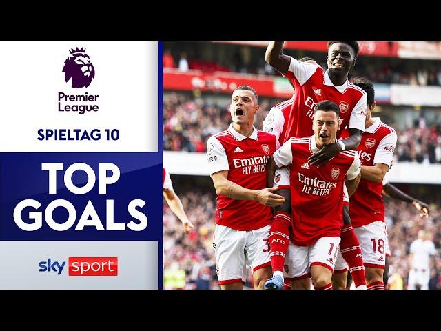 Martinelli schockt Liverpool in Minute 1 ⏱ | Best Goals Matchweek 10 | Premier League 22/23