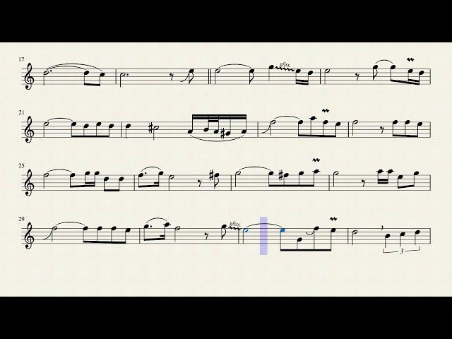 My Way - Frank Sinatra - Sax Alto - Partitura/Score