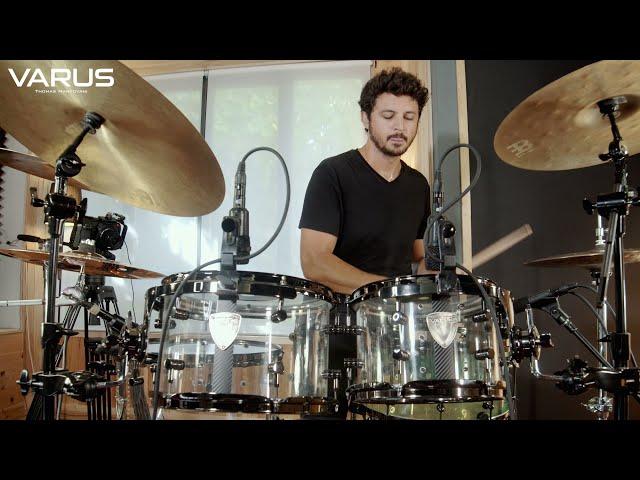 VARUS CUSTOM DRUMS  Acrylic Drum  kit -