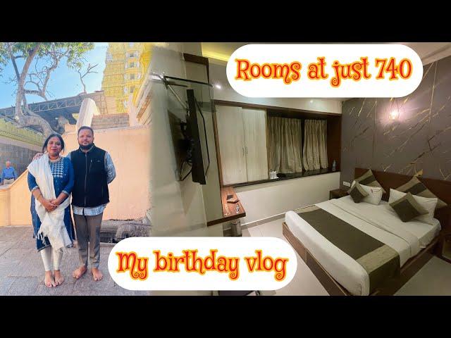 Birthday Vlog part 1||Budget rooms in Mysore||Chamundi hill||#Aishwarya suites||#couplevlog #kannada