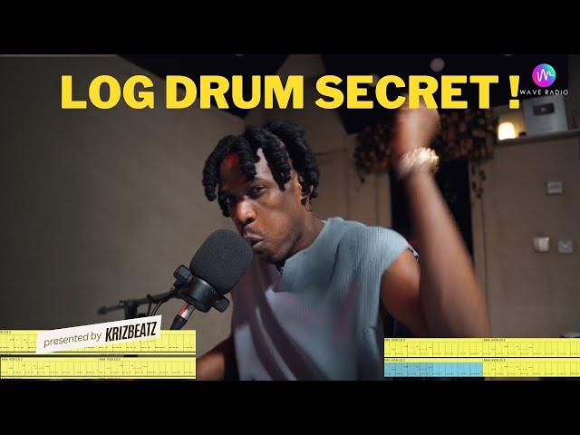 How To Get A Banging Log Drum - Krizbeatz Tutorials