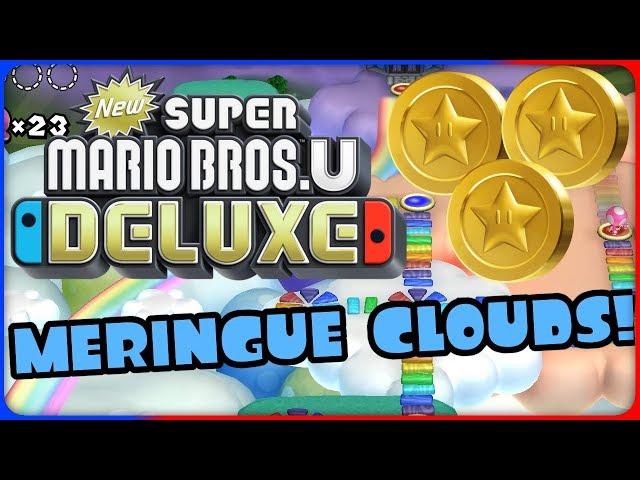 Meringue Clouds  New Super Mario Bros. U Deluxe 100% Walkthrough