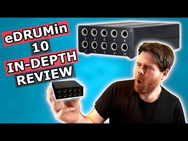 eDRUMin 10 Review | Audiofront eDRUMin Trigger To MIDI Interface