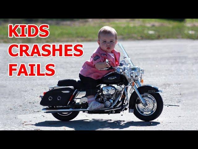 Kids fails on motorcycles 2017