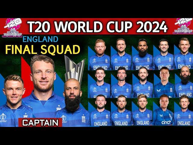 ICC T20 World Cup 2024 England Team Squad | England T20 Squad For World Cup 2024 | ENG Squad 󠁧󠁢󠁥󠁮󠁧󠁿