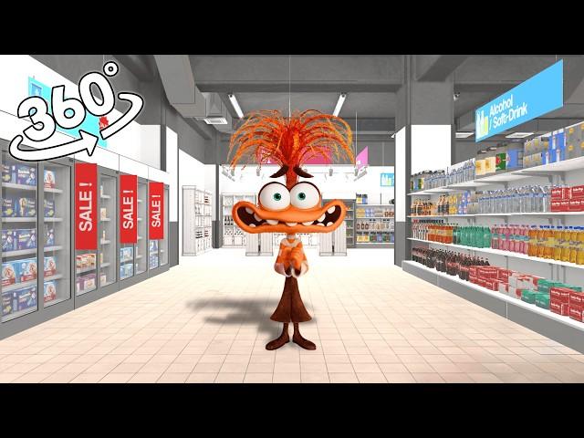 Inside Out ANXIETY In Supermarket! 360˚ VR