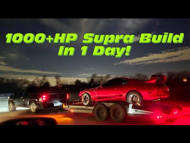 My 1000+HP Supra Build Was Finished in 1 Day!