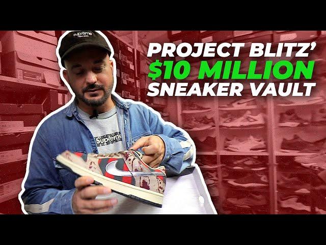 Project Blitz' $10 MILLION DOLLAR Sneaker Vault Has the RAREST Nikes, Jordans, & Yeezys | Sneak Peek