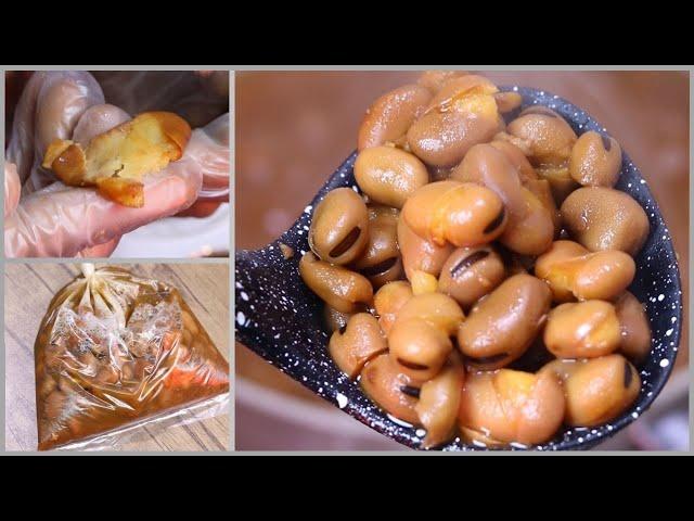 طريقة عمل الفول المدمس في البيت  فول مدمس زي الزبدة  بكل اسرار تدميس فول المطاعم 