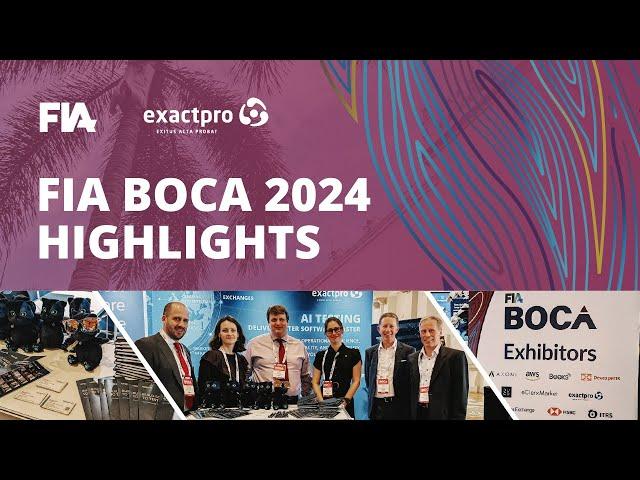 Exactpro Highlights from FIA Boca 2024