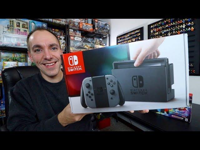 MY $180 NINTENDO SWITCH IS HERE!  **Unboxing/Setup/Play**