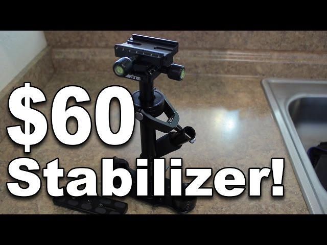 Koolertron (S-40) Mini Handheld Camera Stabilizer UNBOXING and Test Footage