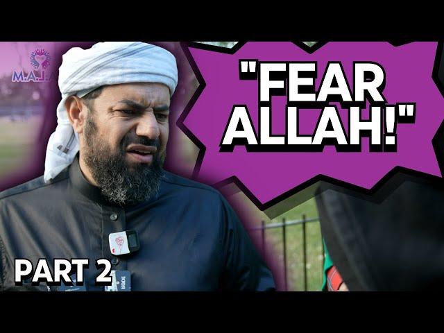 PART 2 | QADIANI DEFENDS HIS BELIEFS AT SPEAKERS CORNER !