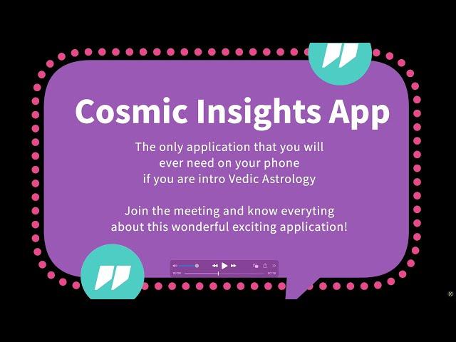 How to use Cosmic Insights app to analyse your birth chart?