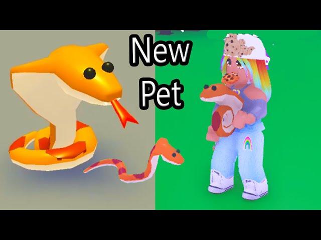 NEW Adopt Me Cobra Pet Roblox Update