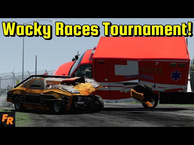 Wacky Races Tournament! - BeamNG Drive