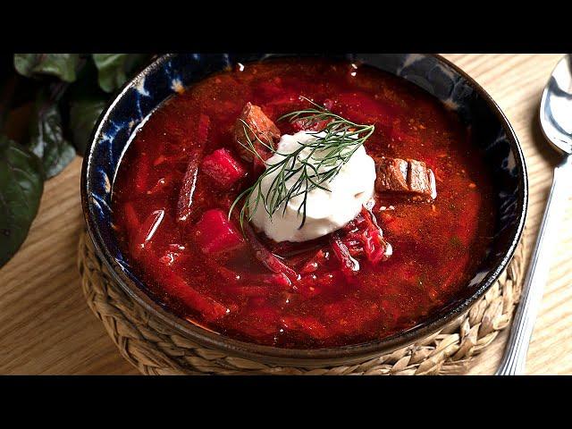 Borsch o sopa de remolacha -  Receta ORIGINAL