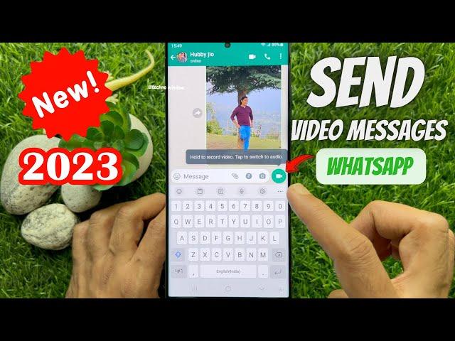 How to Send Video Messages on WhatsApp (2023) | WhatsApp New Update 2023 | Video Messages