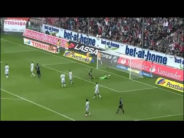 Amazing Goal by Frank Ribery! Fantastic Volley! Bayern Munich (4) vs Borussia Monchengladbach(3)!!