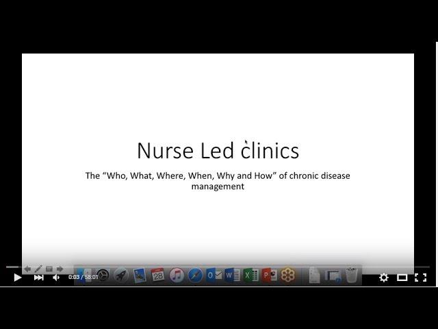 Nurse Led Clinics - Part 1