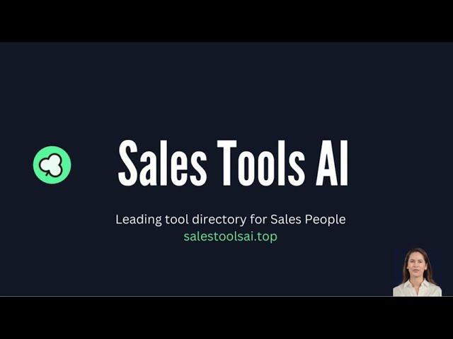 Sales tools AI